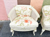 Pair of Regency Style Cane Barrel Chairs