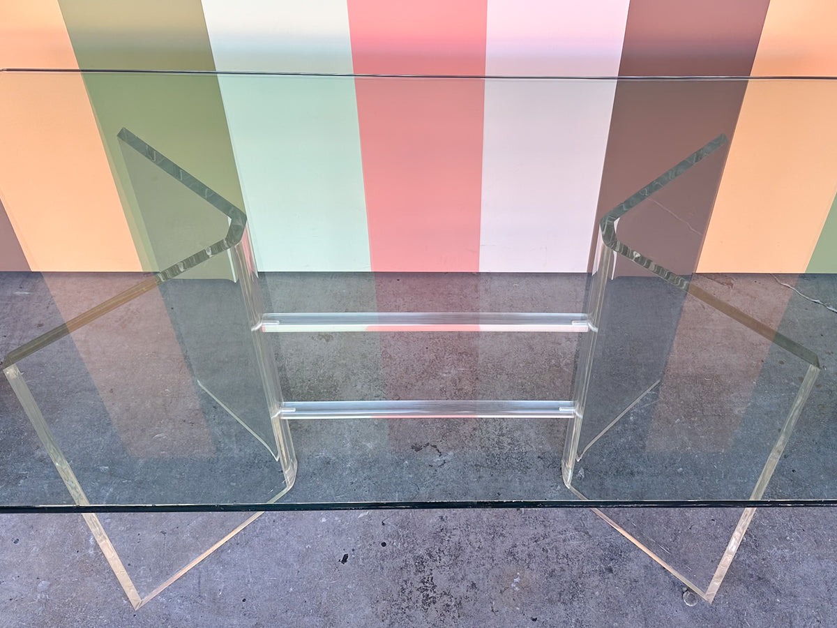 MCM Lucite Dining Table