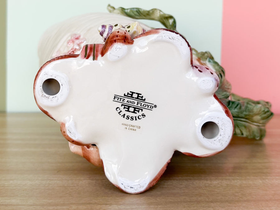 Fitz and Floyd Shell Pitcher
