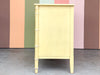 Yellow Faux Bamboo Double Dresser