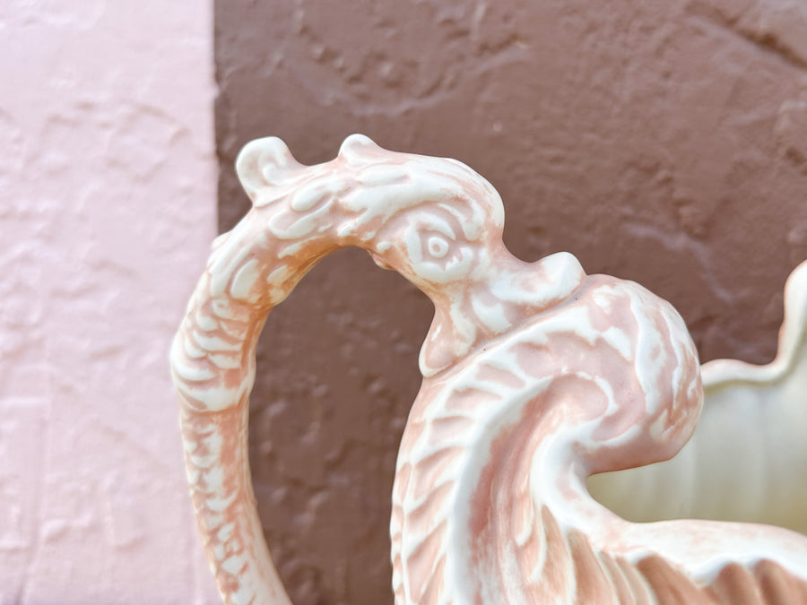 Shell Chic Ceramic Bowl and Pitcher