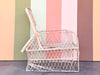 Marbled Pink Webspun Reclining Chair