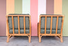 Pair of Old Florida Rattan Lounge Chairs