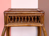 Petite Rattan Side Table