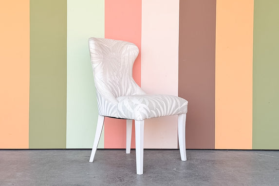 Palm Leaf Upholstered Accent Chair