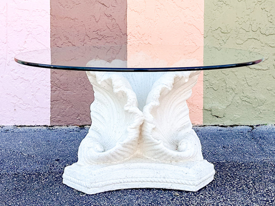 Plaster Shell Coffee Table