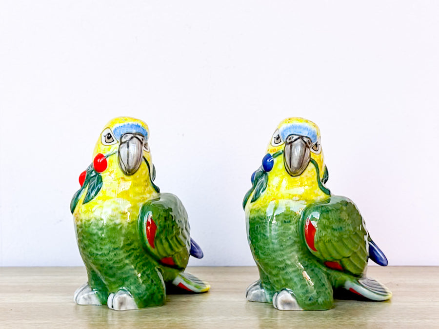 Lynn Chase Parrot Salt and Pepper Set