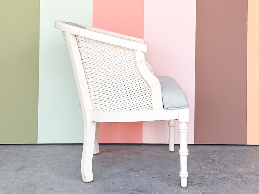 Cute Cane Barrel Chair