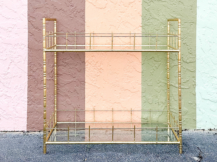 Faux Bamboo Metal Bar