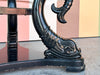 Wood Carved Koi Fish Coffee Table