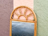 Petite Rattan Sunburst Mirror