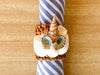 Set of Eight Shellegance Napkin Rings