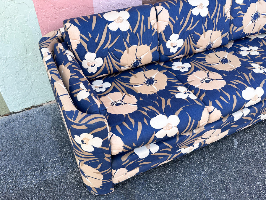 Fab Floral Upholstered Sleeper Sofa
