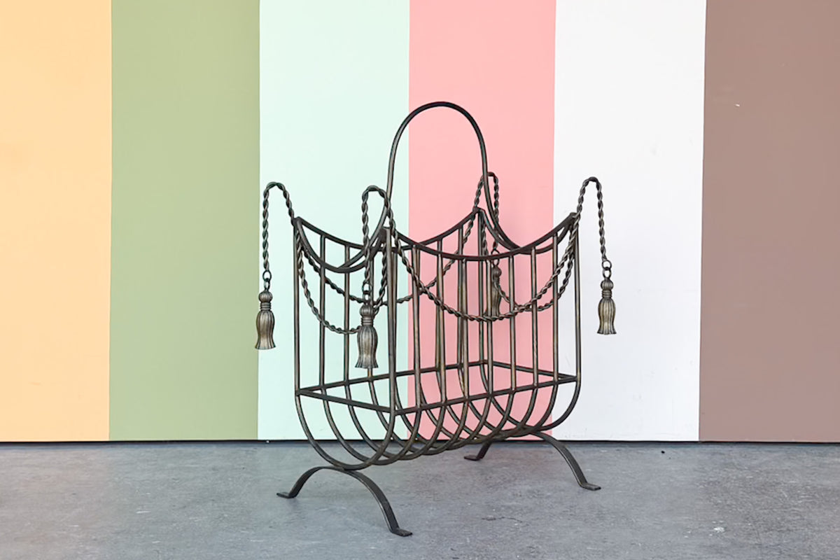 Regency Tassel Oversized Magazine Rack