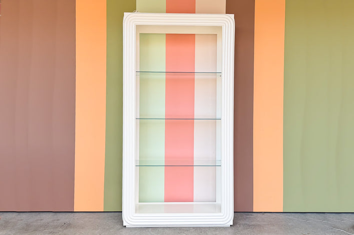 80's Chic Lacquered Etagere