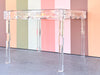 Scalloped Lucite Game Table