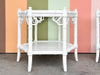 Pair of Thomasville Faux Bamboo Side Tables