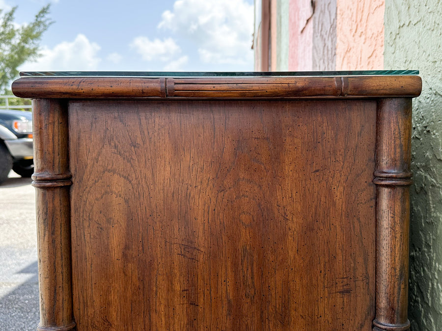 Handsome Faux Bamboo Chest