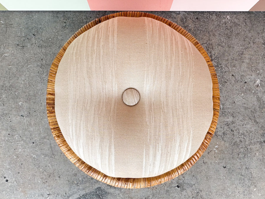 Cute Coastal Rattan Stool