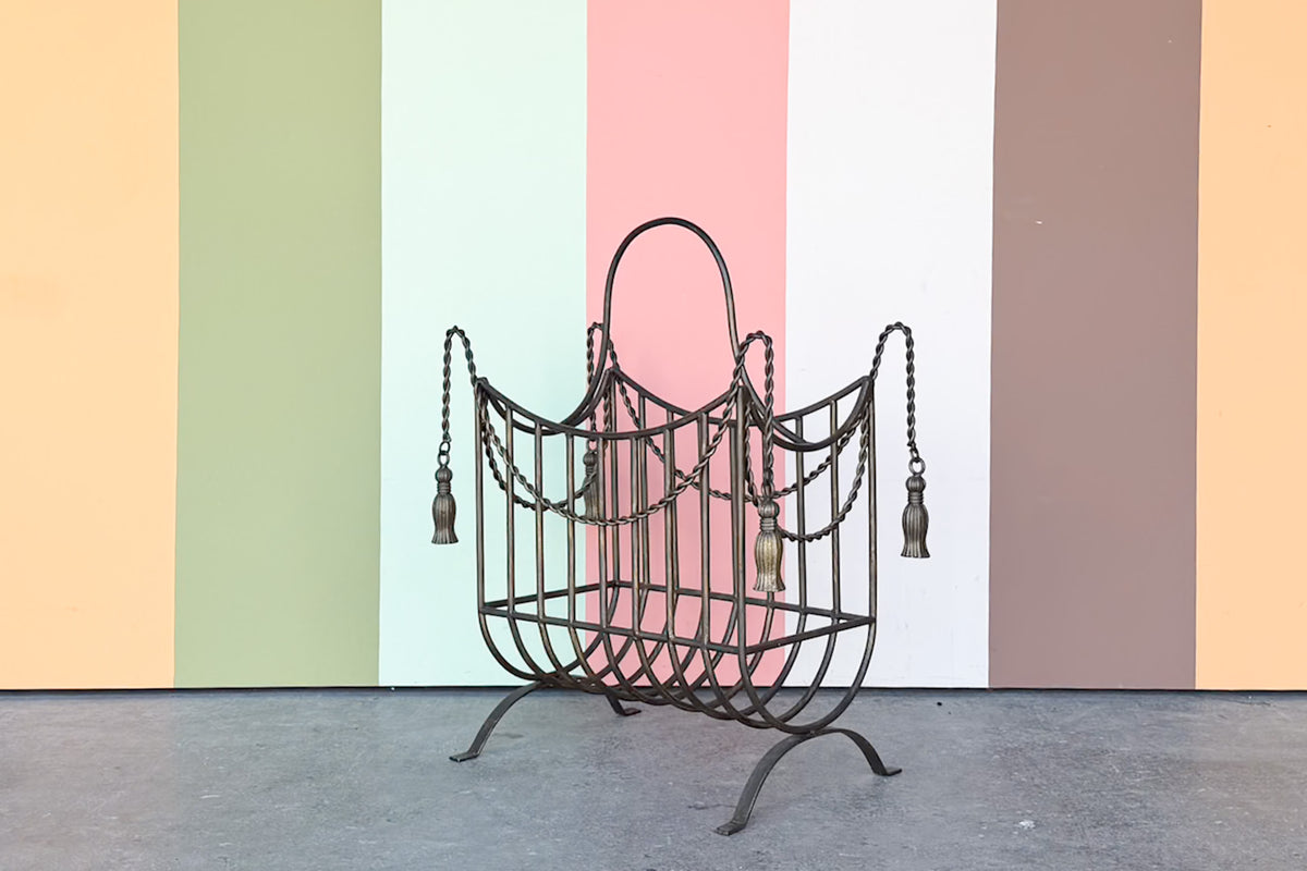 Regency Tassel Oversized Magazine Rack