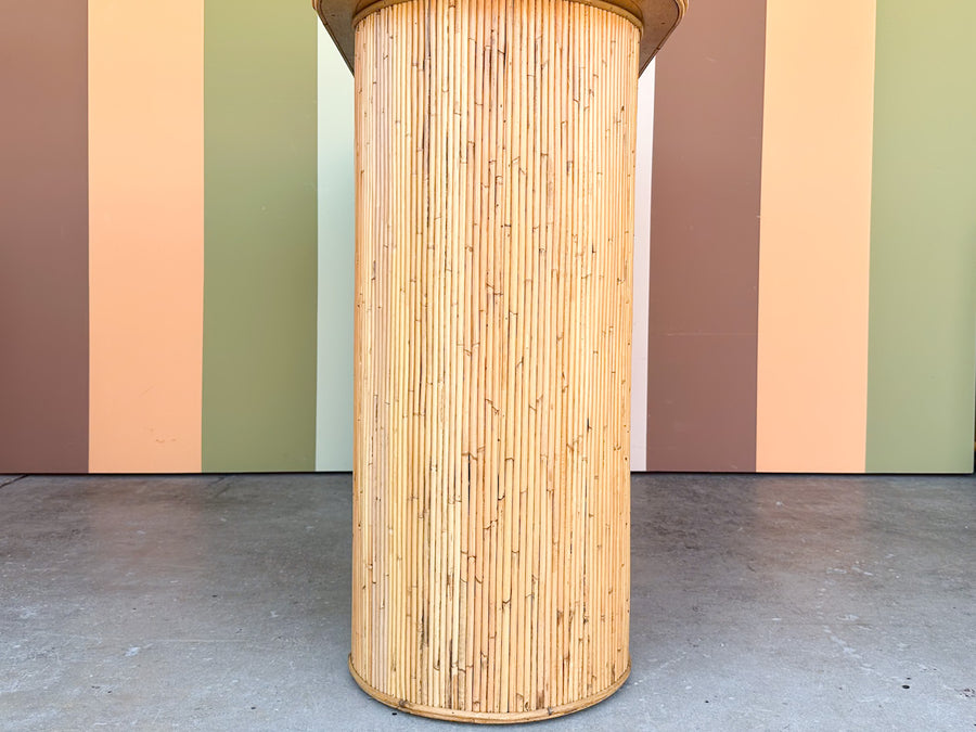 Pencil Reed Rattan Bar