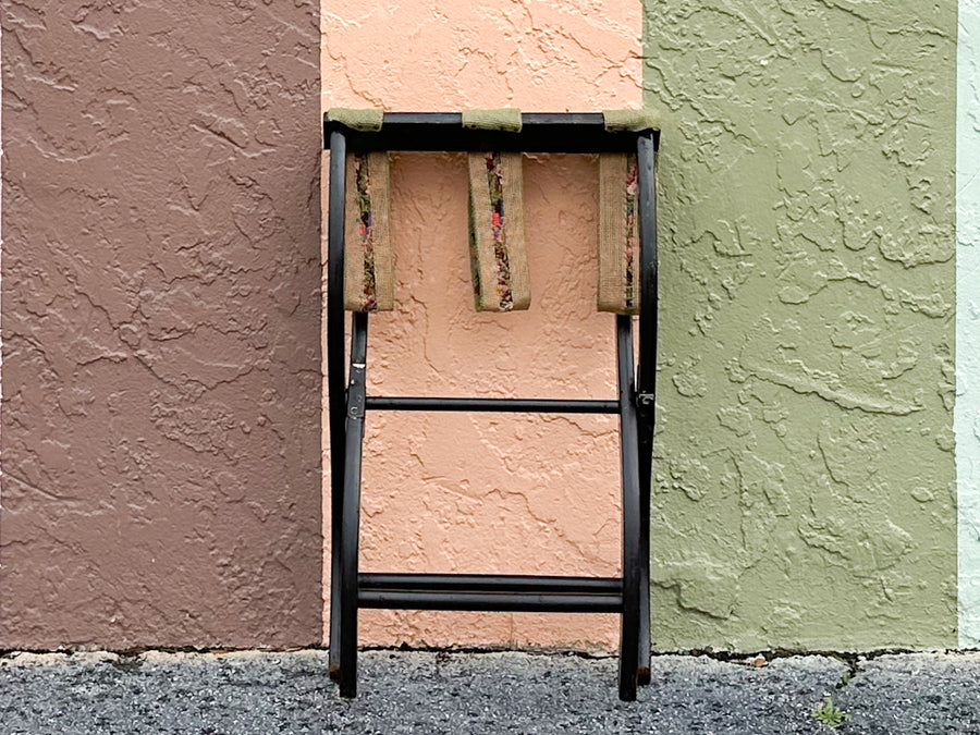 Needlepoint Luggage Rack