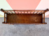West Indies Style Wood and Bamboo Shelf