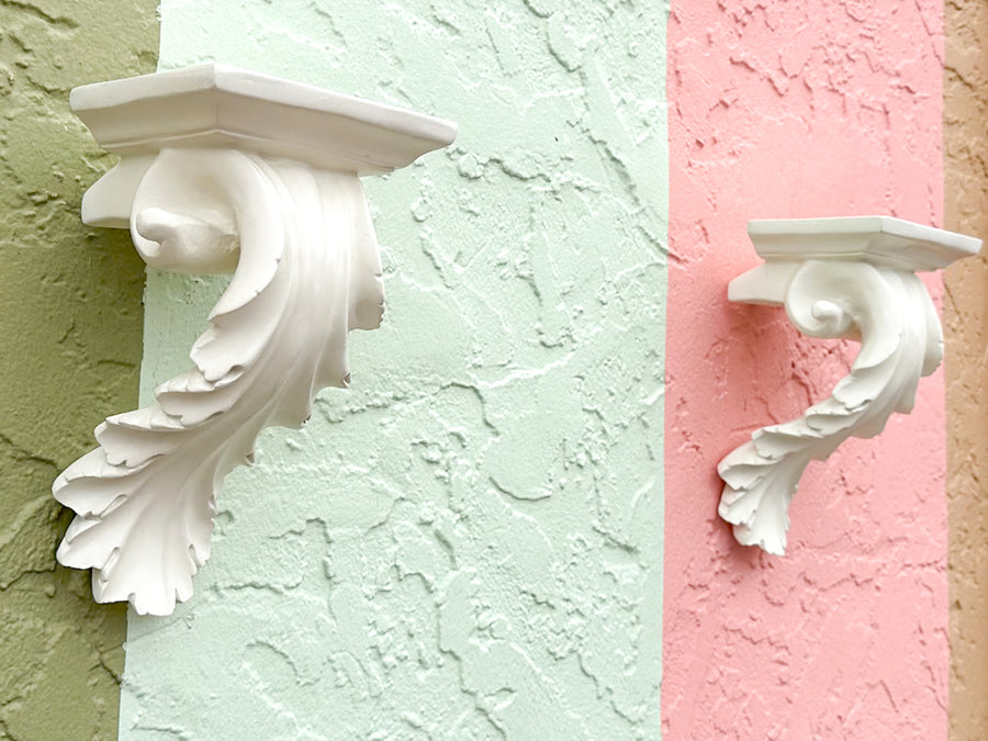 Pair of Regency Style Wall Shelves