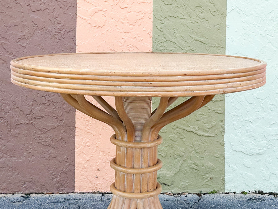 Coastal Rattan and Seagrass Entry Table