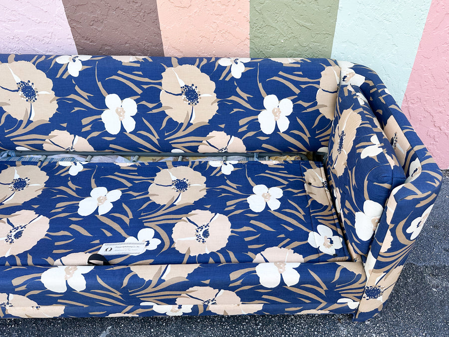 Fab Floral Upholstered Sleeper Sofa
