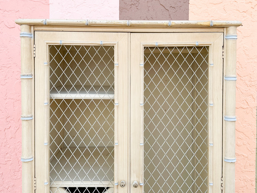 Thomasville Faux Bamboo Armoire