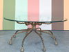 Regency Style Base Metal Tassel Coffee Table