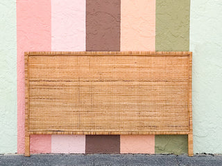 Coastal Chic Rattan King Headboard