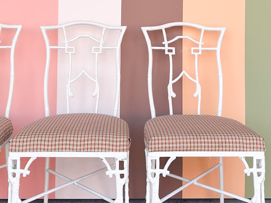 Palm Beach Chic Faux Bamboo Outdoor Dining Set