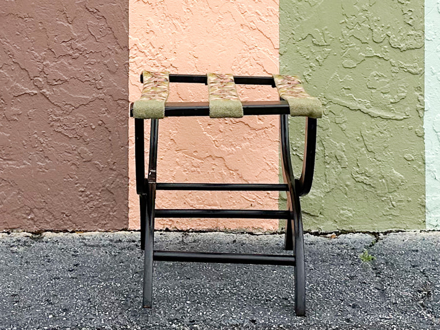 Needlepoint Luggage Rack