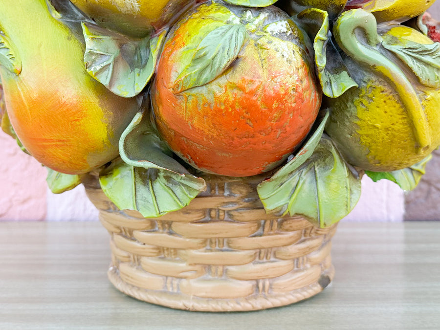Seasonal Fruits Italian Ceramic Topiary