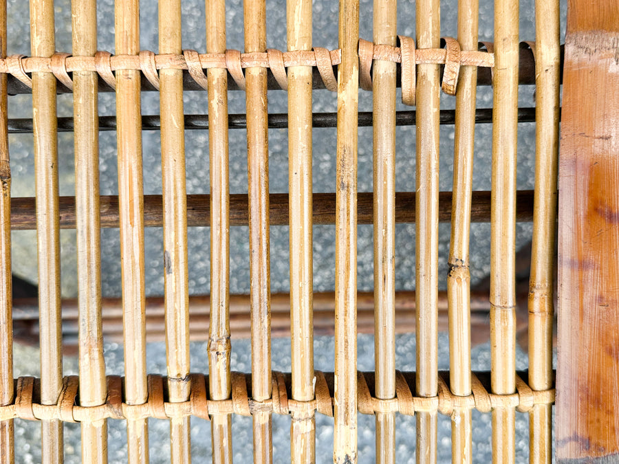Set of Four Bamboo Folding Chairs