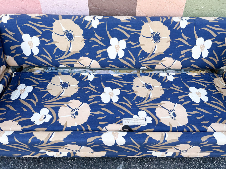 Fab Floral Upholstered Sleeper Sofa