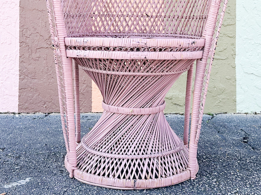 Pink Chic Peacock Chair