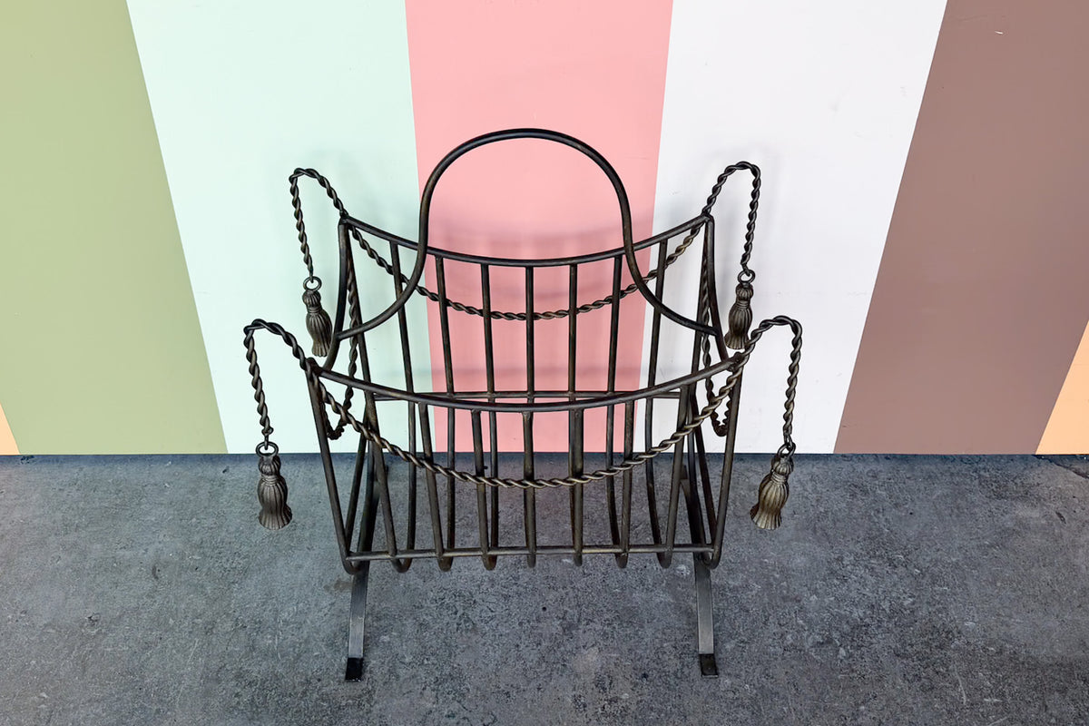 Regency Tassel Oversized Magazine Rack