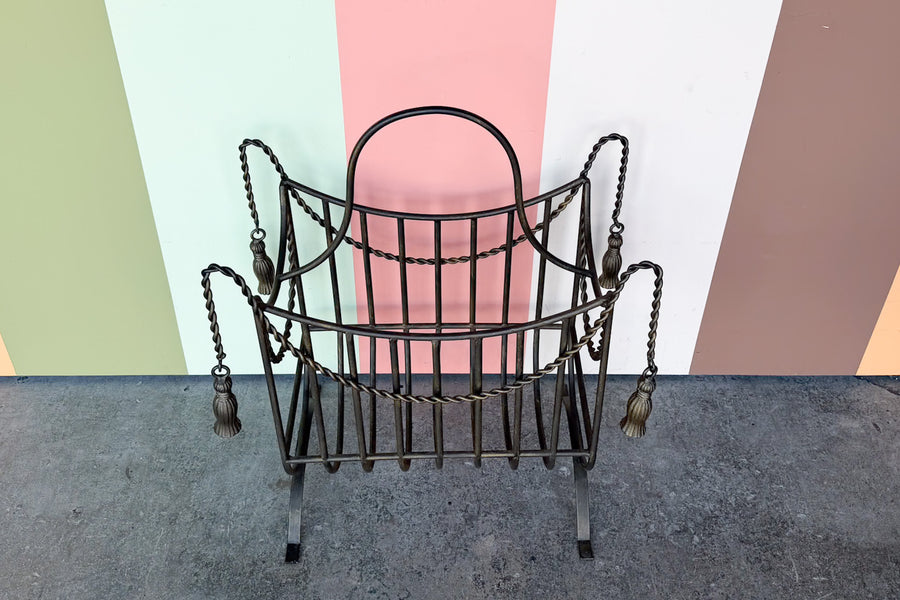 Regency Tassel Oversized Magazine Rack