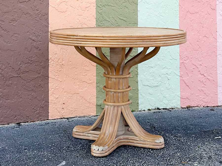 Coastal Rattan and Seagrass Entry Table