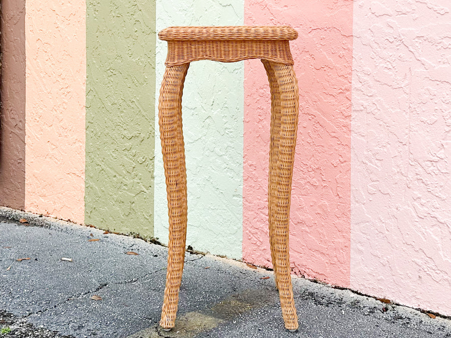 Cute Wicker Plant Stand