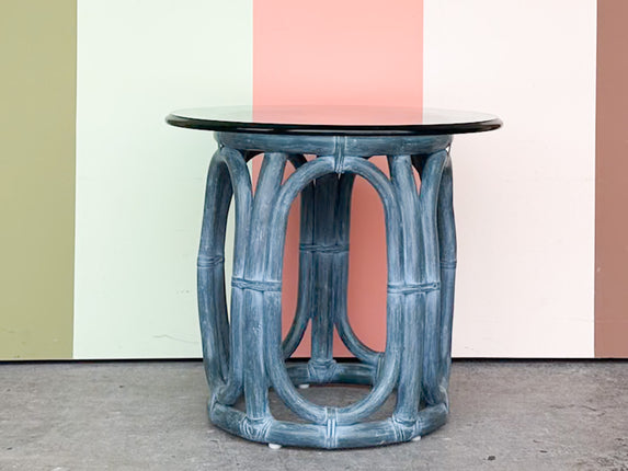 McGuire Blue Side Table