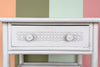 Pair of Rattan and Cane Nightstands