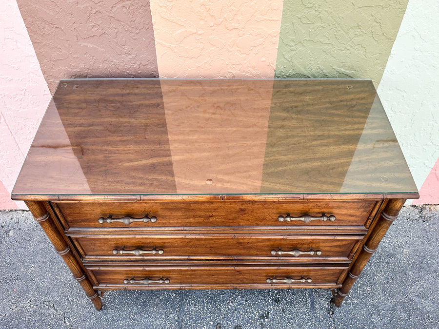 Handsome Faux Bamboo Chest