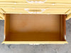 Yellow Faux Bamboo Double Dresser