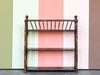 West Indies Style Wood and Bamboo Shelf