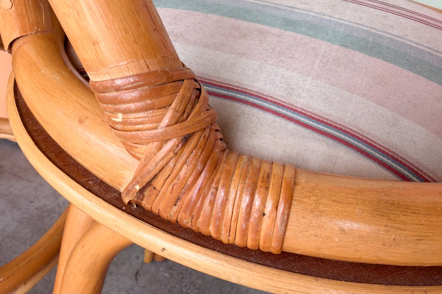 Set of Four Old Florida Counter Stools