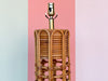Old Florida Rattan Floor Lamp